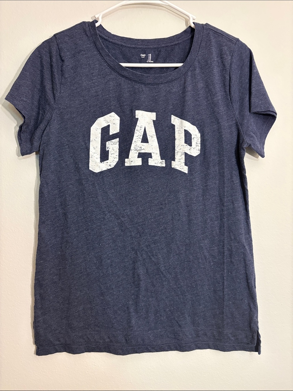 GAP Blue Short Sleeve Logo Tee